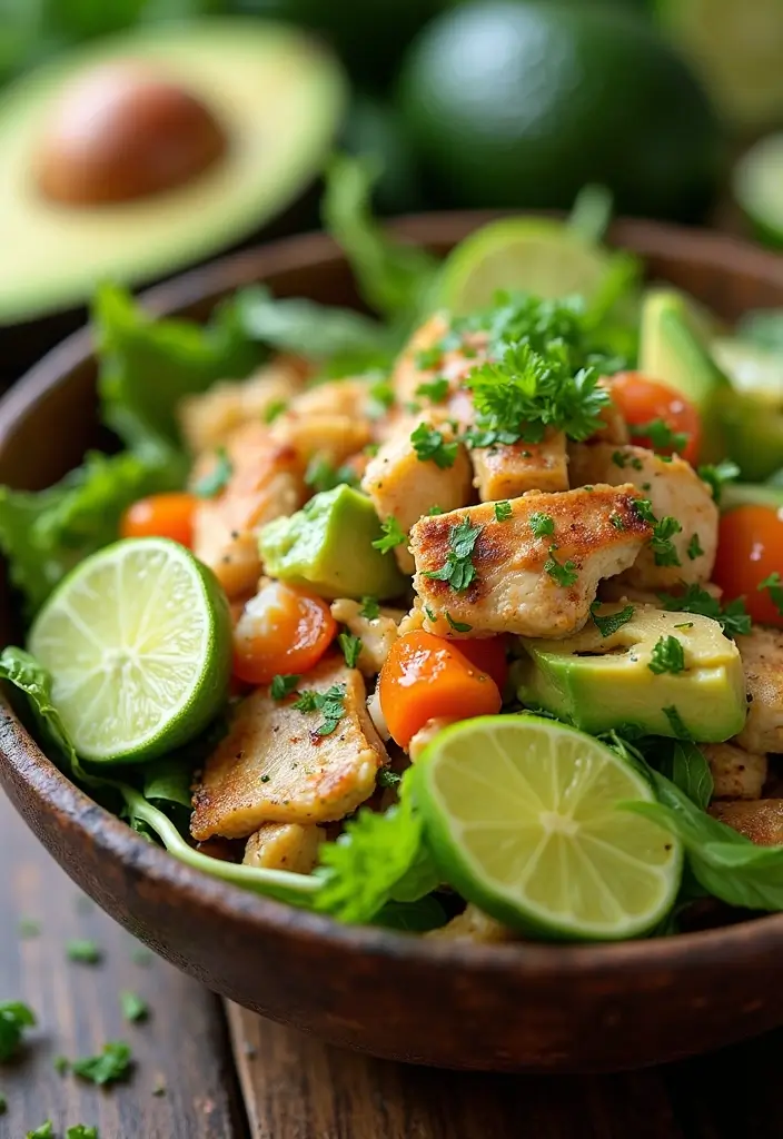 30+ Paleo Recipes on the Go for Busy, Healthy Lifestyles 93 30+ Paleo Recipes on the Go for Busy, Healthy Lifestyles - 17. Chicken and Avocado Salad