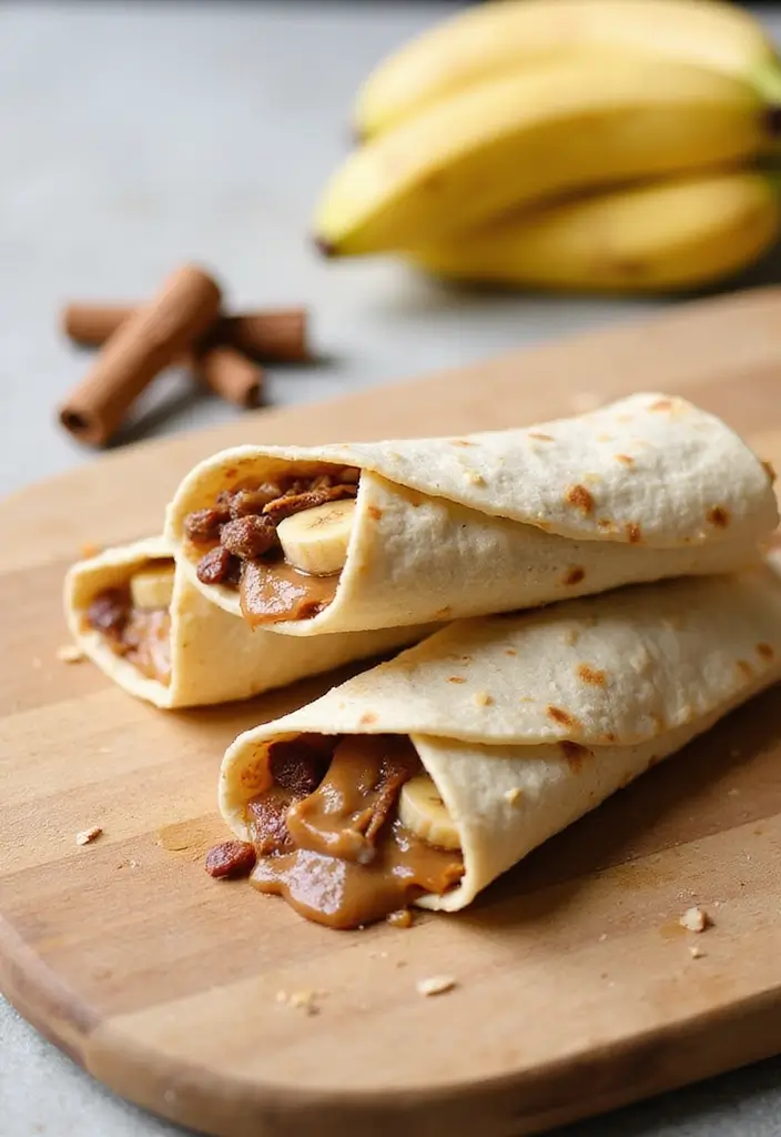 30+ Paleo Recipes on the Go for Busy, Healthy Lifestyles 8 30+ Paleo Recipes on the Go for Busy, Healthy Lifestyles - 2. Almond Butter Banana Wraps