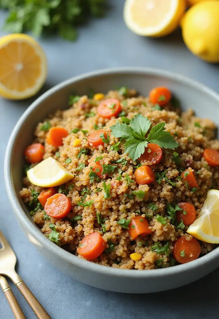 30+ Paleo Recipes on the Go for Busy, Healthy Lifestyles 124 30+ Paleo Recipes on the Go for Busy, Healthy Lifestyles - 22. Savory Quinoa Salad