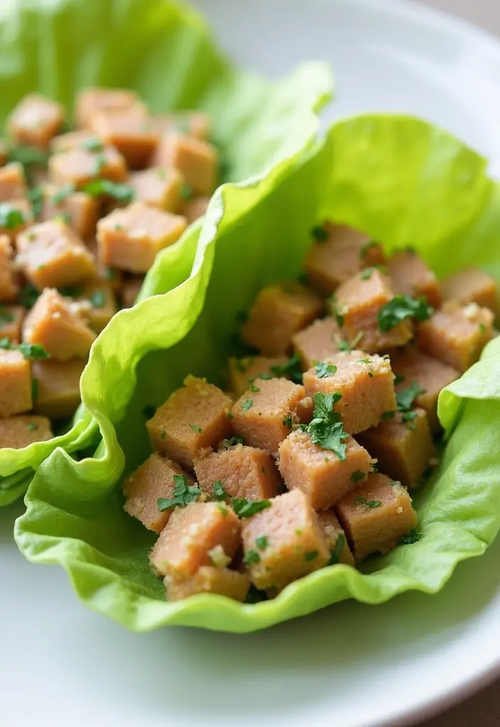 30+ Paleo Recipes on the Go for Busy, Healthy Lifestyles 138 30+ Paleo Recipes on the Go for Busy, Healthy Lifestyles - 24. Simple Tuna Lettuce Wraps
