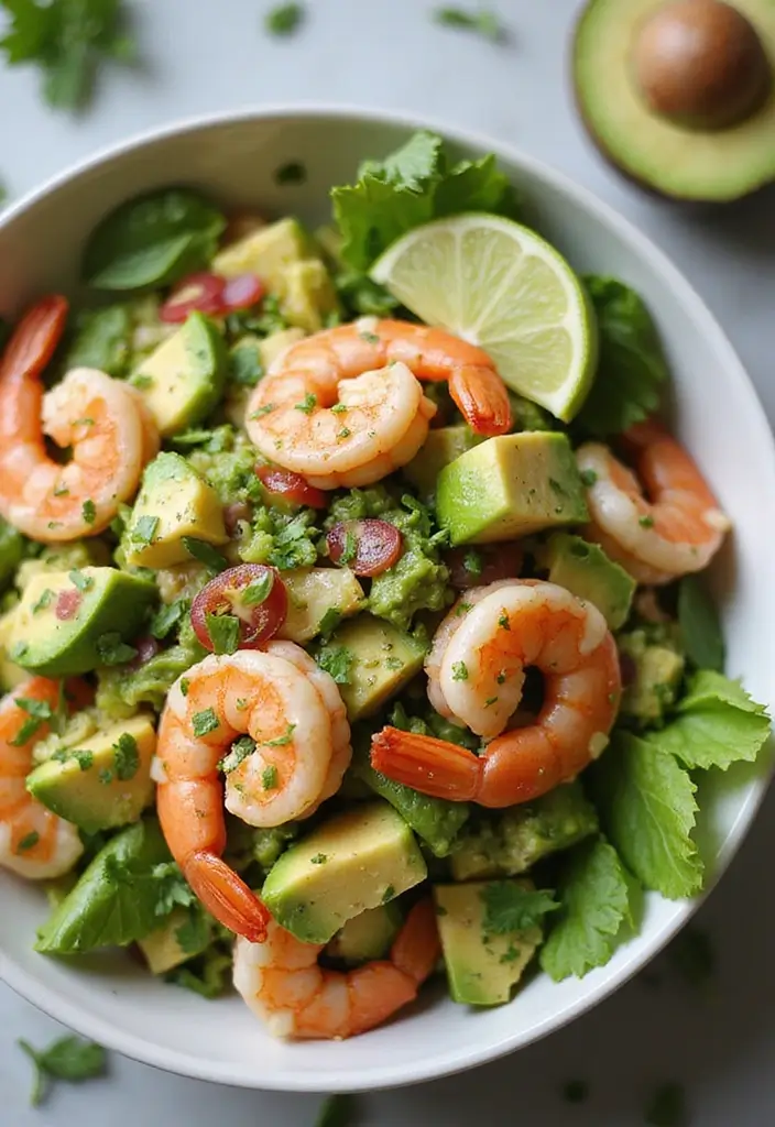 30+ Paleo Recipes on the Go for Busy, Healthy Lifestyles 150 30+ Paleo Recipes on the Go for Busy, Healthy Lifestyles - 26. Shrimp Avocado Salad