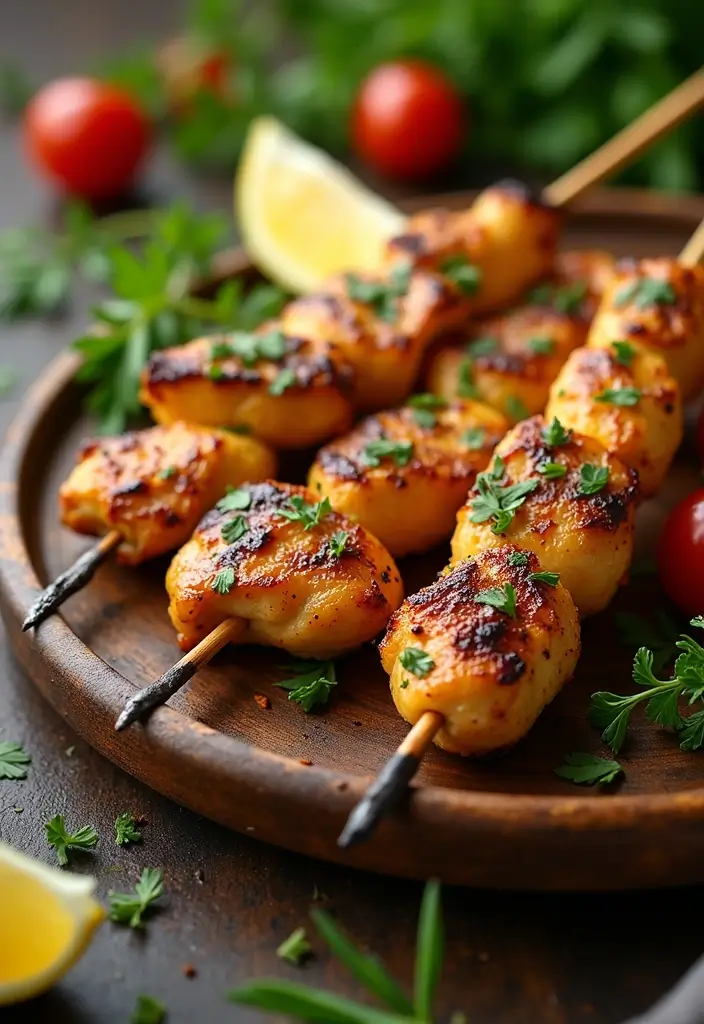 30+ Paleo Recipes on the Go for Busy, Healthy Lifestyles 164 30+ Paleo Recipes on the Go for Busy, Healthy Lifestyles - 28. Herbal Chicken Skewers