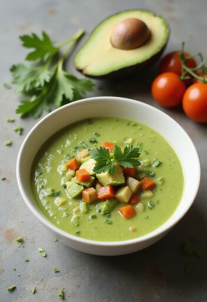 30+ Paleo Recipes on the Go for Busy, Healthy Lifestyles 178 30+ Paleo Recipes on the Go for Busy, Healthy Lifestyles - 30. Chilled Avocado Soup