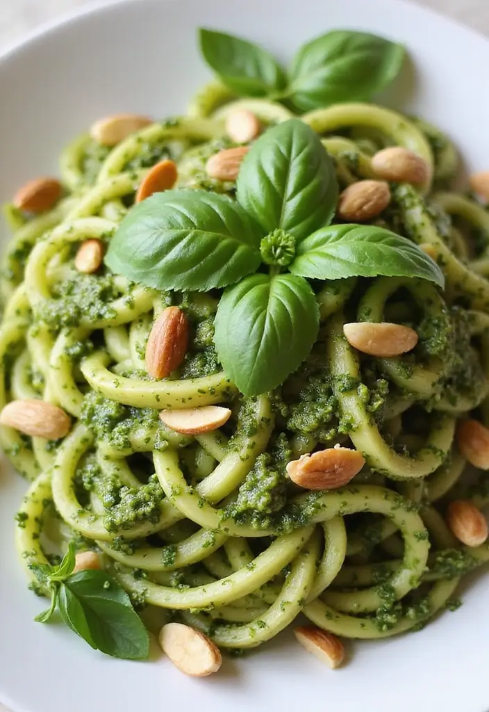 30+ Paleo Recipes on the Go for Busy, Healthy Lifestyles 25 30+ Paleo Recipes on the Go for Busy, Healthy Lifestyles - 5. Zucchini Noodles with Pesto