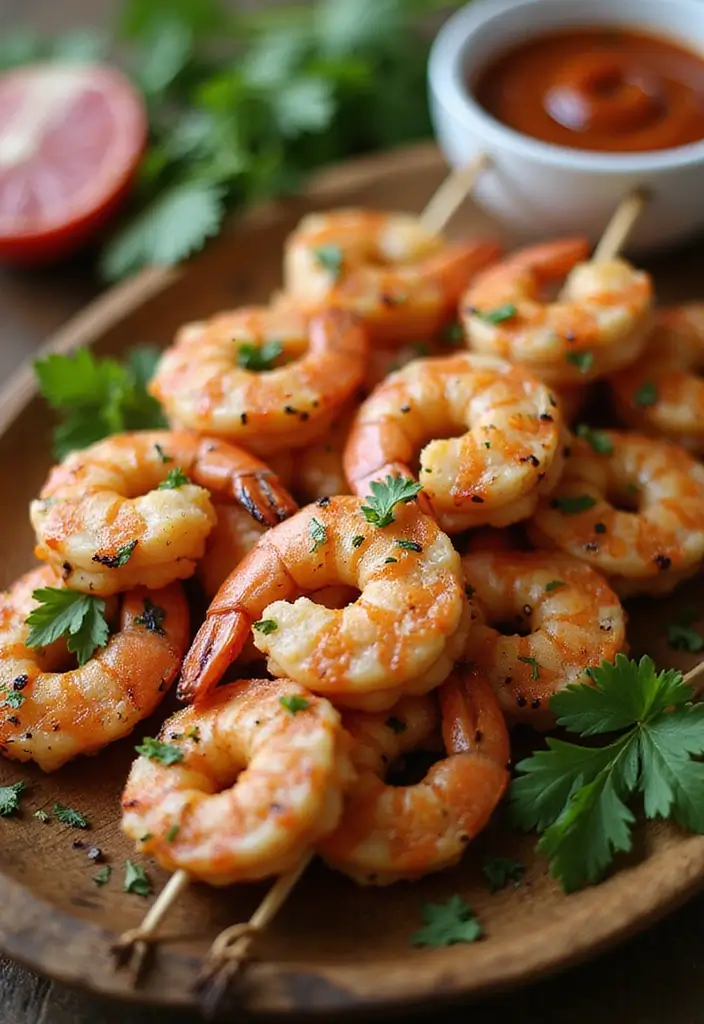 30+ Paleo Recipes on the Go for Busy, Healthy Lifestyles 32 30+ Paleo Recipes on the Go for Busy, Healthy Lifestyles - 6. Spicy Shrimp Skewers