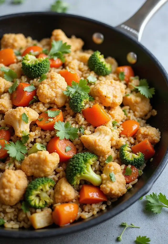 30+ Paleo Recipes on the Go for Busy, Healthy Lifestyles 37 30+ Paleo Recipes on the Go for Busy, Healthy Lifestyles - 7. Cauliflower Rice Stir-Fry