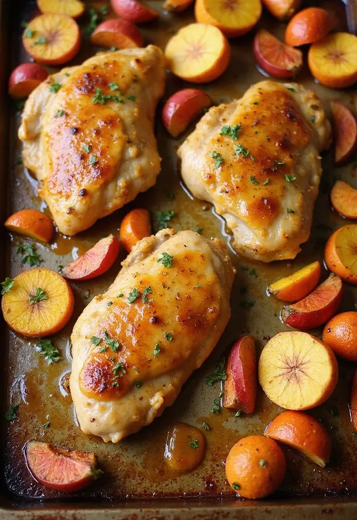 30+ Paleo Sheet Pan Recipes That Make Dinner Effortless 72 30+ Paleo Sheet Pan Recipes That Make Dinner Effortless - 12. Honey Mustard Chicken and Root Veggies