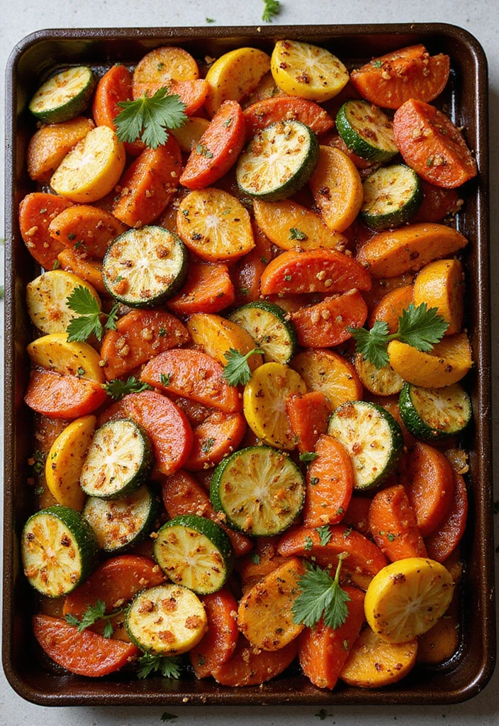 30+ Paleo Sheet Pan Recipes That Make Dinner Effortless 97 30+ Paleo Sheet Pan Recipes That Make Dinner Effortless - 15. One-Pan Ratatouille
