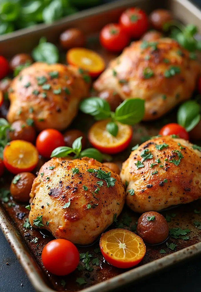 30+ Paleo Sheet Pan Recipes That Make Dinner Effortless 102 30+ Paleo Sheet Pan Recipes That Make Dinner Effortless - 16. Italian Chicken and Veggie Bake