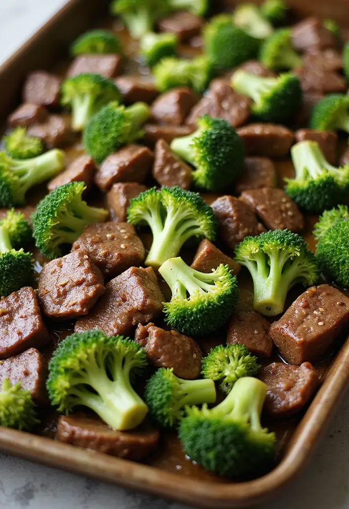 30+ Paleo Sheet Pan Recipes That Make Dinner Effortless 123 30+ Paleo Sheet Pan Recipes That Make Dinner Effortless - 19. Beef and Broccoli Stir Fry