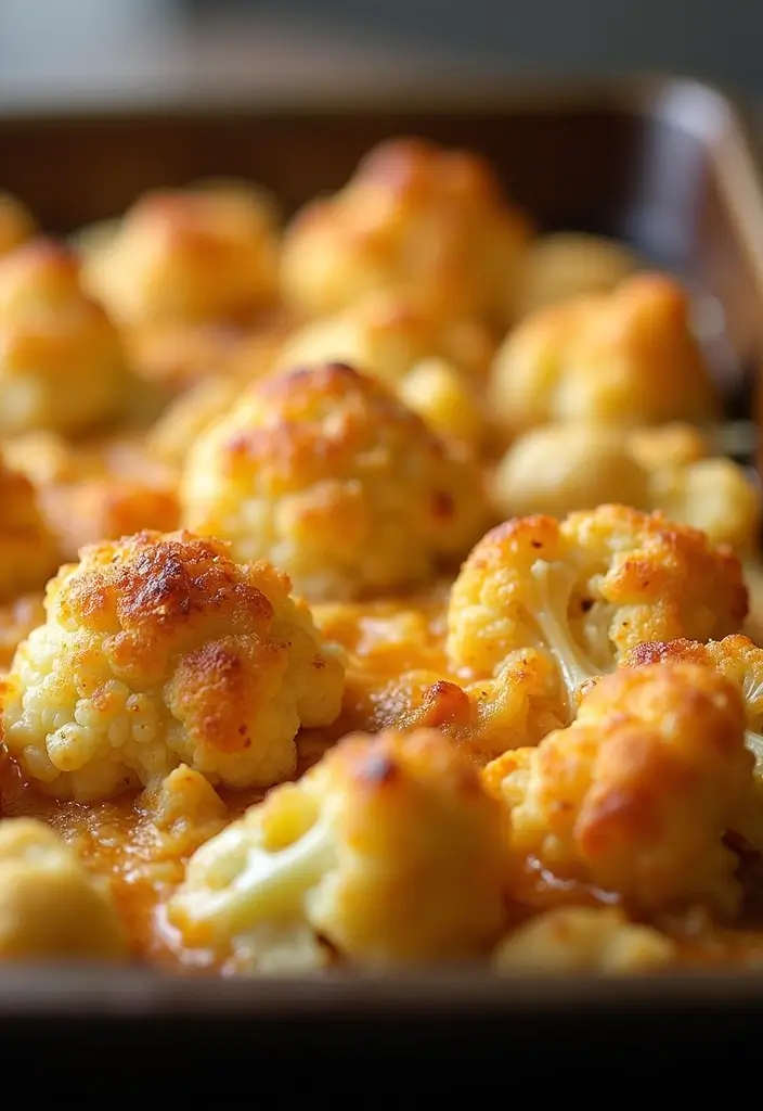 30+ Paleo Sheet Pan Recipes That Make Dinner Effortless 162 30+ Paleo Sheet Pan Recipes That Make Dinner Effortless - 24. Cheesy Cauliflower Bake