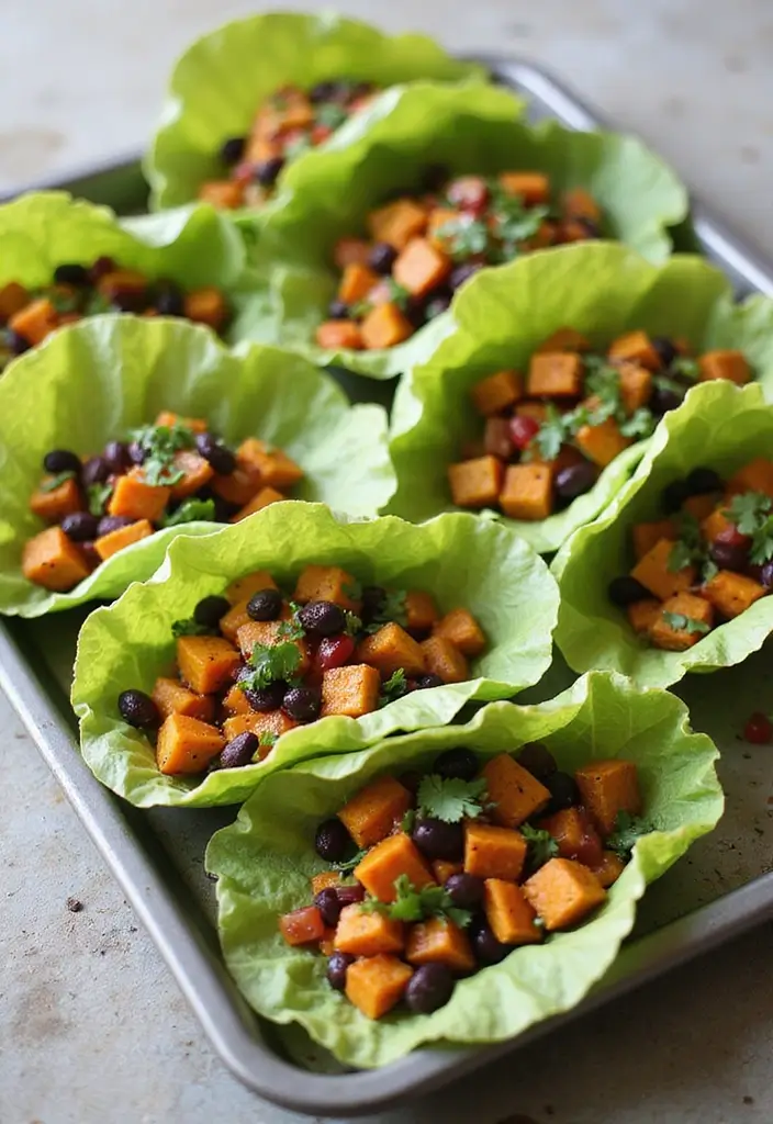 30+ Paleo Sheet Pan Recipes That Make Dinner Effortless 165 30+ Paleo Sheet Pan Recipes That Make Dinner Effortless - 25. Sweet Potato and Black Bean Tacos