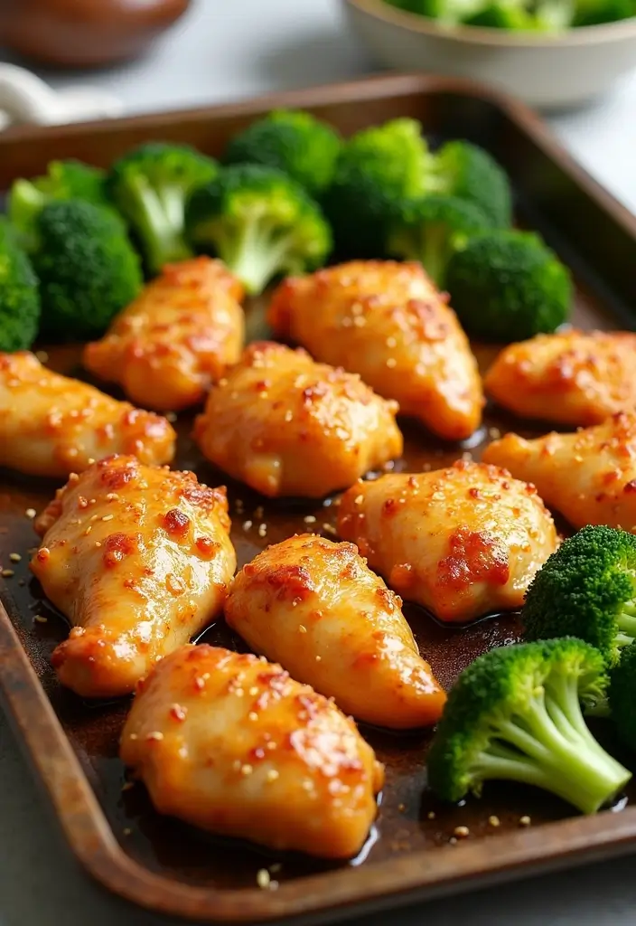 30+ Paleo Sheet Pan Recipes That Make Dinner Effortless 181 30+ Paleo Sheet Pan Recipes That Make Dinner Effortless - 27. Orange Sesame Chicken and Broccoli