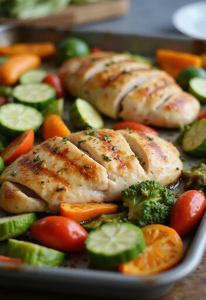 30+ Paleo Sheet Pan Recipes That Make Dinner Effortless 188 30+ Paleo Sheet Pan Recipes That Make Dinner Effortless - 28. Chicken and Vegetable Stir Fry