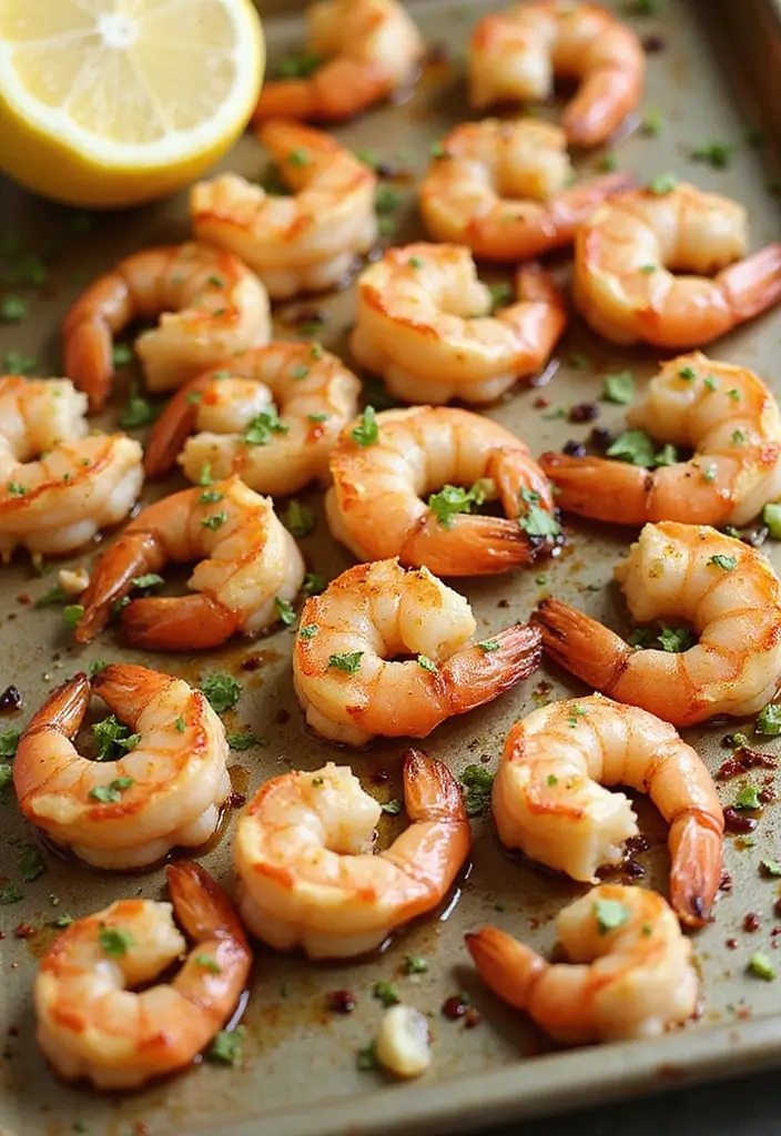 30+ Paleo Sheet Pan Recipes That Make Dinner Effortless 189 30+ Paleo Sheet Pan Recipes That Make Dinner Effortless - 29. Grilled Lemon Garlic Shrimp