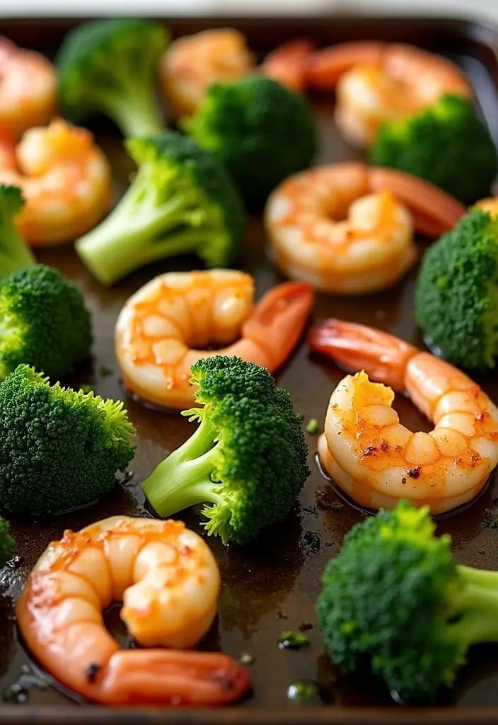 30+ Paleo Sheet Pan Recipes That Make Dinner Effortless 15 30+ Paleo Sheet Pan Recipes That Make Dinner Effortless - 3. Garlic Butter Shrimp and Broccoli