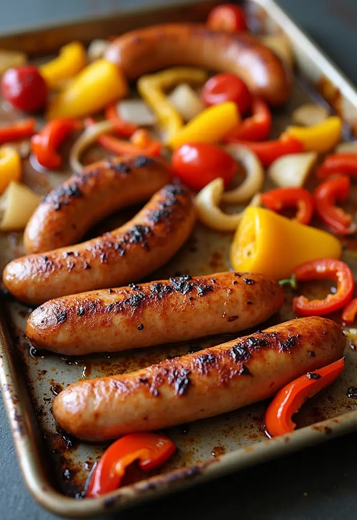 30+ Paleo Sheet Pan Recipes That Make Dinner Effortless 13 30+ Paleo Sheet Pan Recipes That Make Dinner Effortless - 3. Roasted Sausage and Peppers