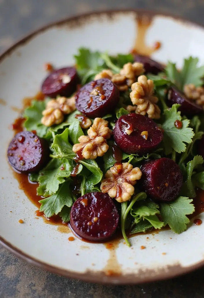 30+ Paleo Side Dish Recipes to Complete Any Meal 79 30+ Paleo Side Dish Recipes to Complete Any Meal - 15. Roasted Beet and Walnut Salad