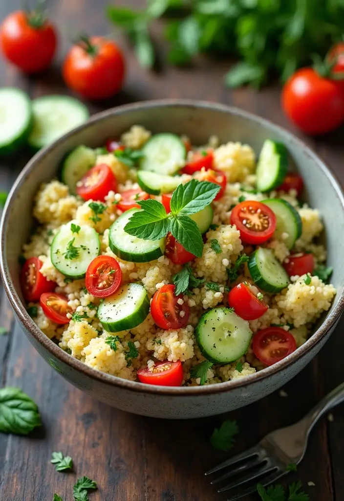 30+ Paleo Side Dish Recipes to Complete Any Meal 96 30+ Paleo Side Dish Recipes to Complete Any Meal - 18. Cauliflower Tabouli Salad