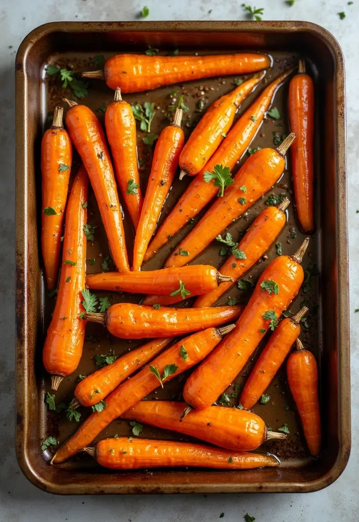 30+ Paleo Side Dish Recipes to Complete Any Meal 155 30+ Paleo Side Dish Recipes to Complete Any Meal - 27. Honey Mustard Roasted Carrots