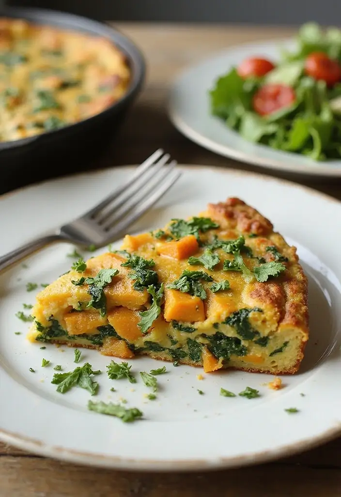 30+ Paleo Sweet Potato Recipes Full of Flavor and Comfort 126 30+ Paleo Sweet Potato Recipes Full of Flavor and Comfort - 22. Sweet Potato & Spinach Frittata