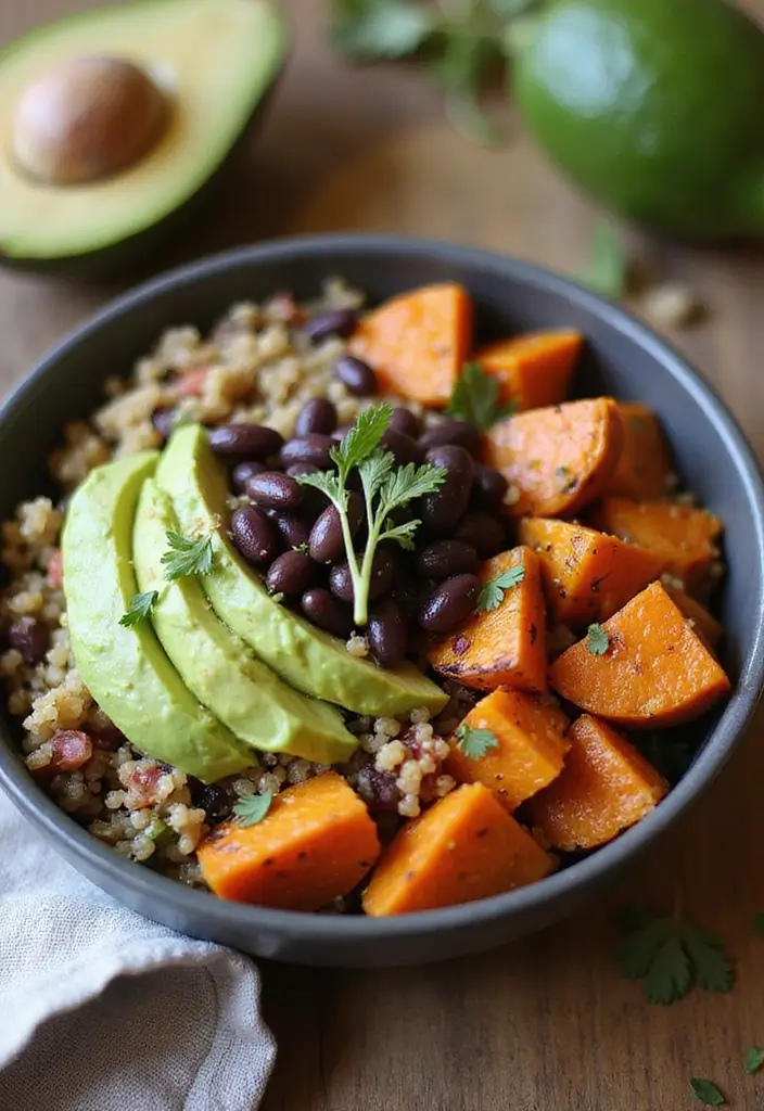 30+ Paleo Sweet Potato Recipes Full of Flavor and Comfort 140 30+ Paleo Sweet Potato Recipes Full of Flavor and Comfort - 24. Sweet Potato & Quinoa Bowl