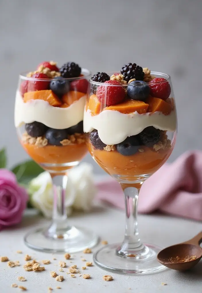 30+ Paleo Sweet Potato Recipes Full of Flavor and Comfort 180 30+ Paleo Sweet Potato Recipes Full of Flavor and Comfort - 30. Sweet Potato & Berry Parfait