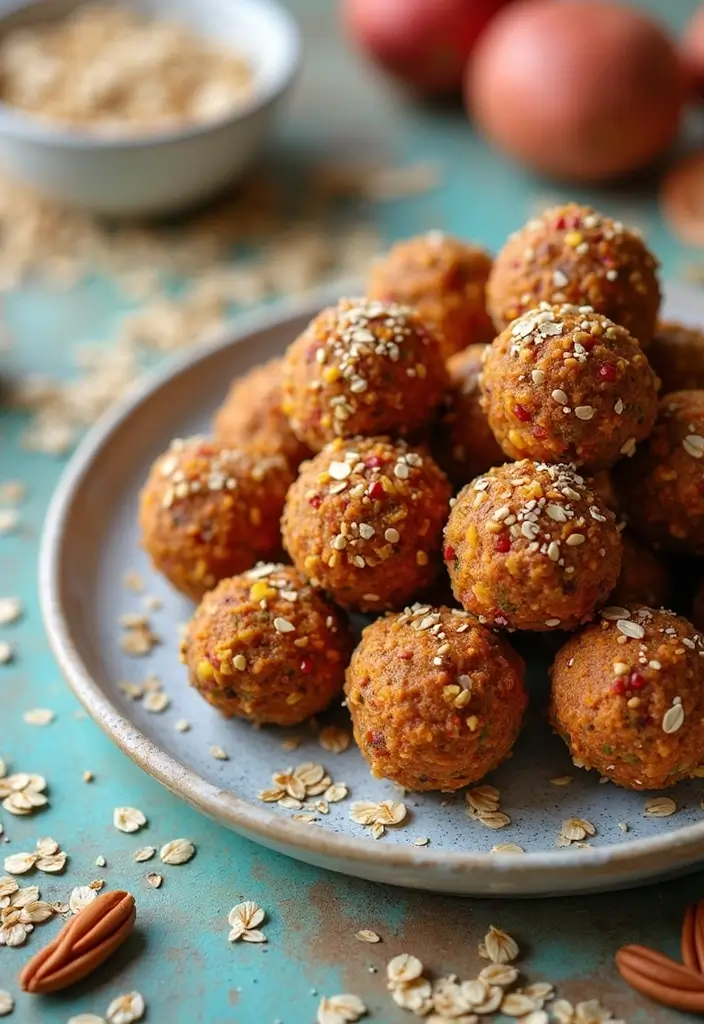 30+ Paleo Sweet Potato Recipes Full of Flavor and Comfort 40 30+ Paleo Sweet Potato Recipes Full of Flavor and Comfort - 8. Sweet Potato Energy Balls
