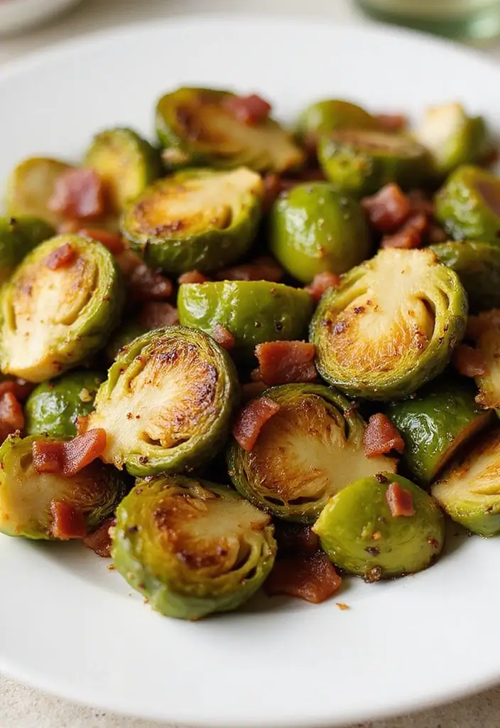 30+ Paleo Whole 30 Recipes That Are Healthy and Satisfying 74 30+ Paleo Whole 30 Recipes That Are Healthy and Satisfying - 14. Roasted Brussels Sprouts with Bacon