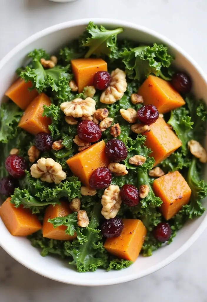 30+ Paleo Whole 30 Recipes That Are Healthy and Satisfying 157 30+ Paleo Whole 30 Recipes That Are Healthy and Satisfying - 27. Kale and Sweet Potato Salad