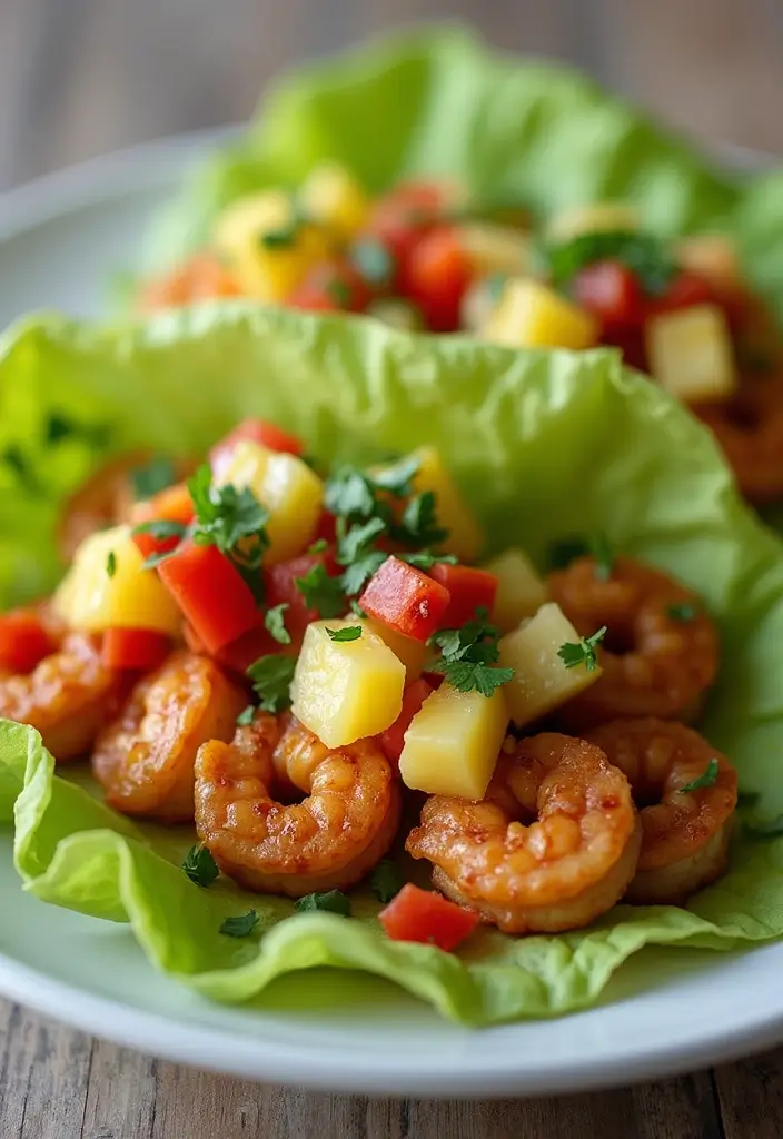 30+ Paleo Whole 30 Recipes That Are Healthy and Satisfying 11 30+ Paleo Whole 30 Recipes That Are Healthy and Satisfying - 3. Spicy Shrimp Tacos with Pineapple Salsa